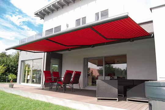 Store extrieur en toile, awning retractable